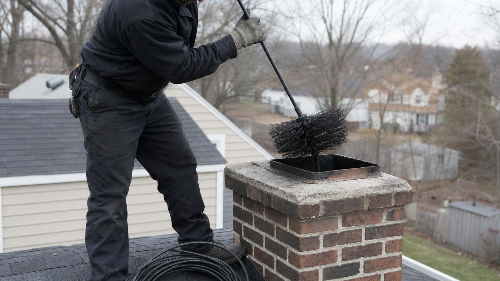 Practical chimney sweep & inspection in Union